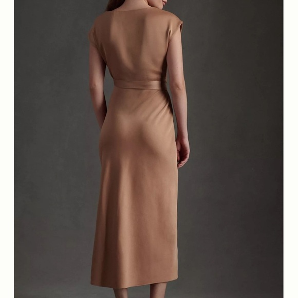 BHLDN | Louisa Satin Charmeuse | Midi Dress | size S - Picture 3 of 11